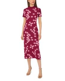 Flower Jacquard Knit Dress at Bloomingdales