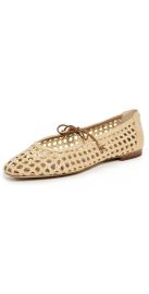 Sam Edelman Marcie Woven Mary Jane Flats Bleached Beechwood/Saddle 5 at Shopbop