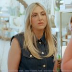 Gina's denim vest and skirt on The Real Housewives of Orange County Gina's denim vest and skirt on The Real Housewives of Orange County