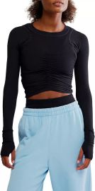 FP Movement Women\'s Tempo Ruched UV Protection Long Sleeve at Dicks Sporting Goods