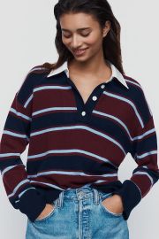 Rails Paxton Wool Cotton Blend Rugby Shirt at Anthropologie