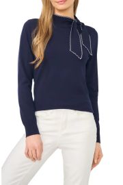 Scarf Tie Neck Sweater at Nordstrom