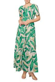 Short Sleeve Tiered Maxi Dress at Nordstrom
