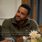 Nate's green sweater on The Young and the Restless Nate's green sweater on The Young and the Restless